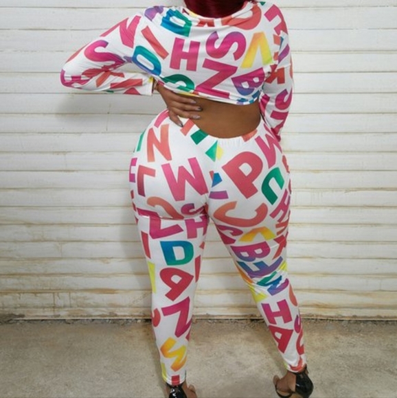 LETTER CUT OUT JUMPSUIT - Picture 5 of 8